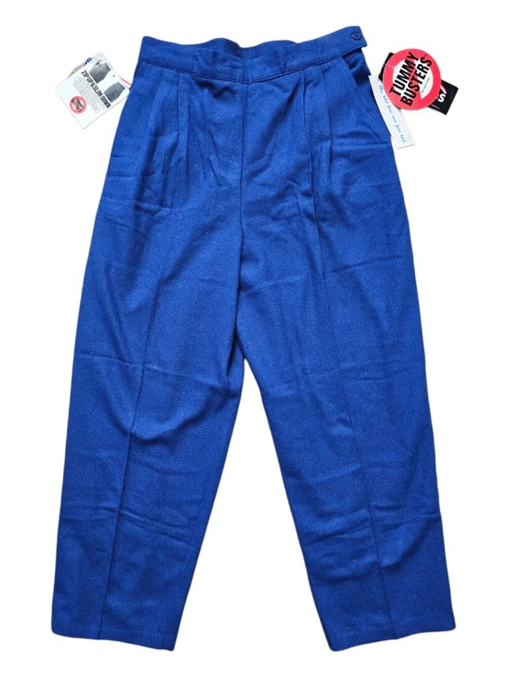 DEADSTOCK! 80s - 90s Item-Eyes tummy-buster pleated front trousers . size 16P